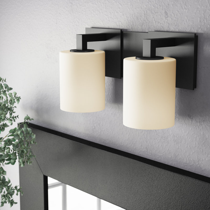 Naseeba 2 - Light Bath Bar, Mercury Glass, Antique Brass