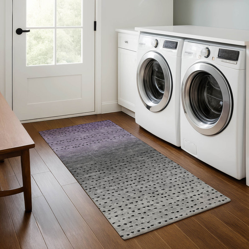 Premium Machine Washable Ansley Abstract Rug, Runner 2'3" x 7'6"