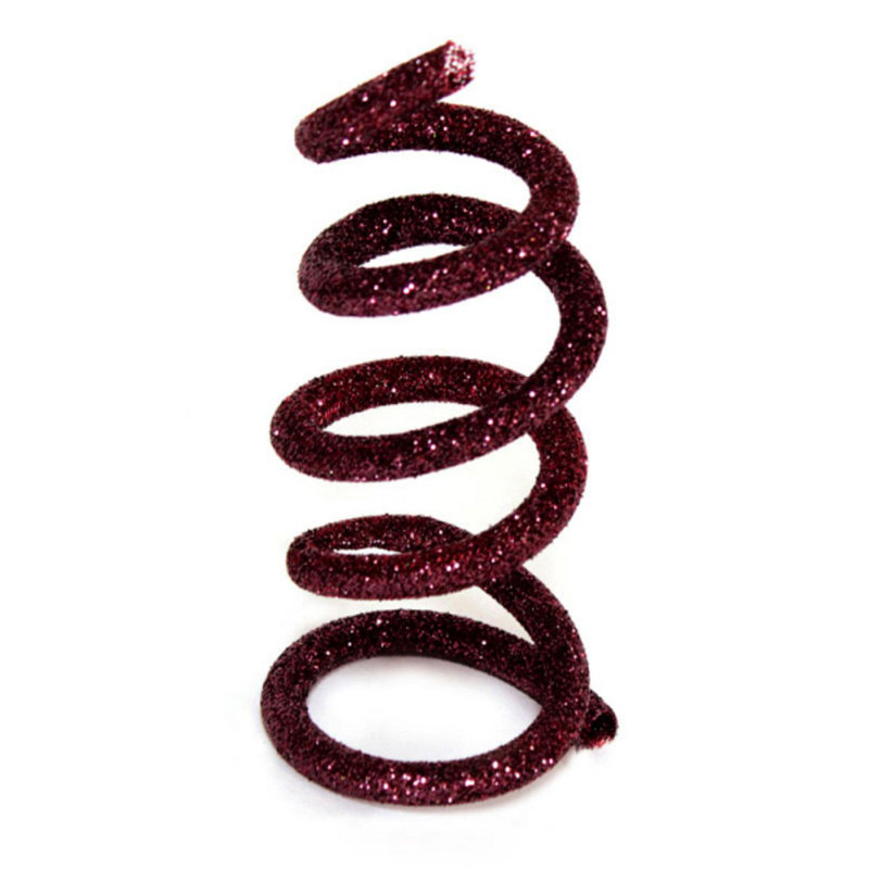 Guirlande de Noël 30 'x 0,4 "Glitter Enchanted Forest, Bourgogne