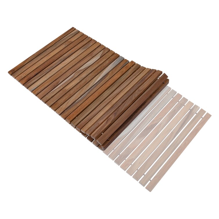 Wooden Bath Mat & Wooden Bath Runner