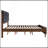 Carrington Dark Walnut Eastern Platform Bed-2044841477