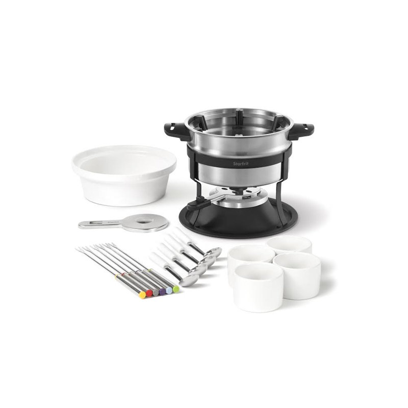Kovot 1.7 qt. Stainless Steel Fondue Set
