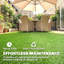 Solid Colour Machine Tufted 400cm X 400cm Area Rug
