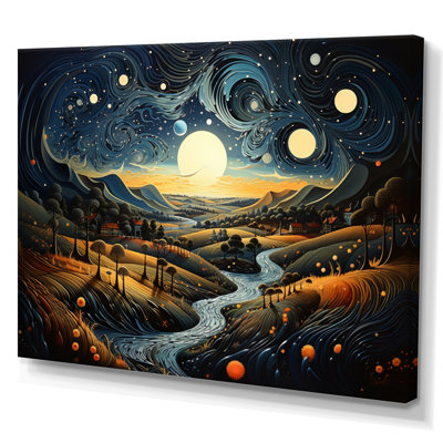 " Countryside Starry Countryside Night II "