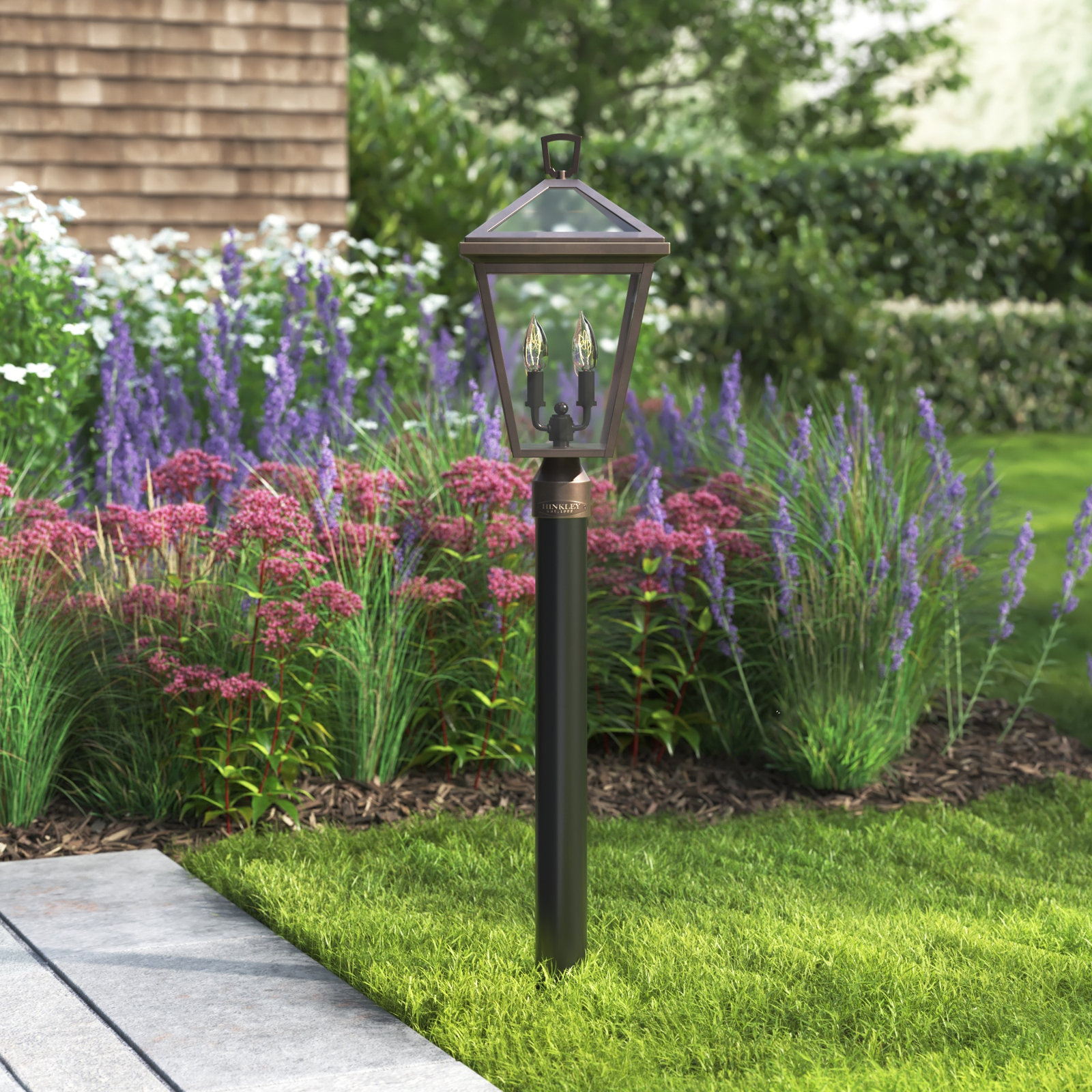 Lalla Transparent Outdoor Lantern Head, Oil Rubbed Bronze