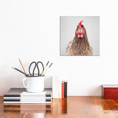 Chicken 1 Piece Wrapped Canvas Wall Art
