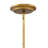 Gigi 1 - Light Brass Pendant