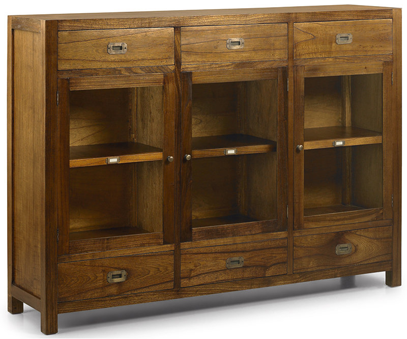 Guildhall 3 Door 6 Drawer Highboard