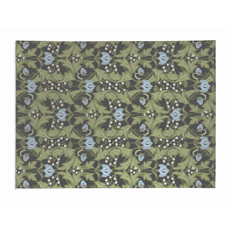 Ogee Leaf Outdoor Rug
