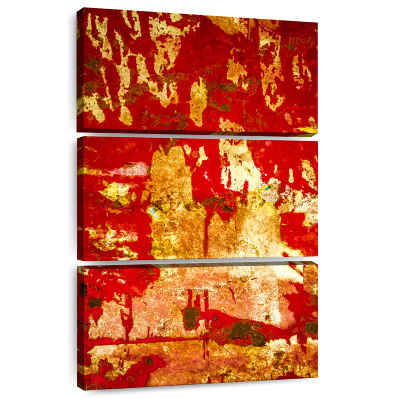 Avery A Study In Red And Gold, 38'' H x 24'' W
