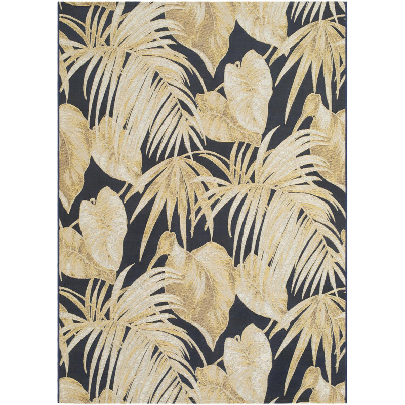 Tapis tissé à la machine Breckon, Rectangle 7 pi 10,5 po x 10 pi 0,1 po