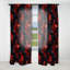 Noir Illusions Moody Patterns - Rideau en velours bohémien - obscurcissant - 1 panneau-107575303