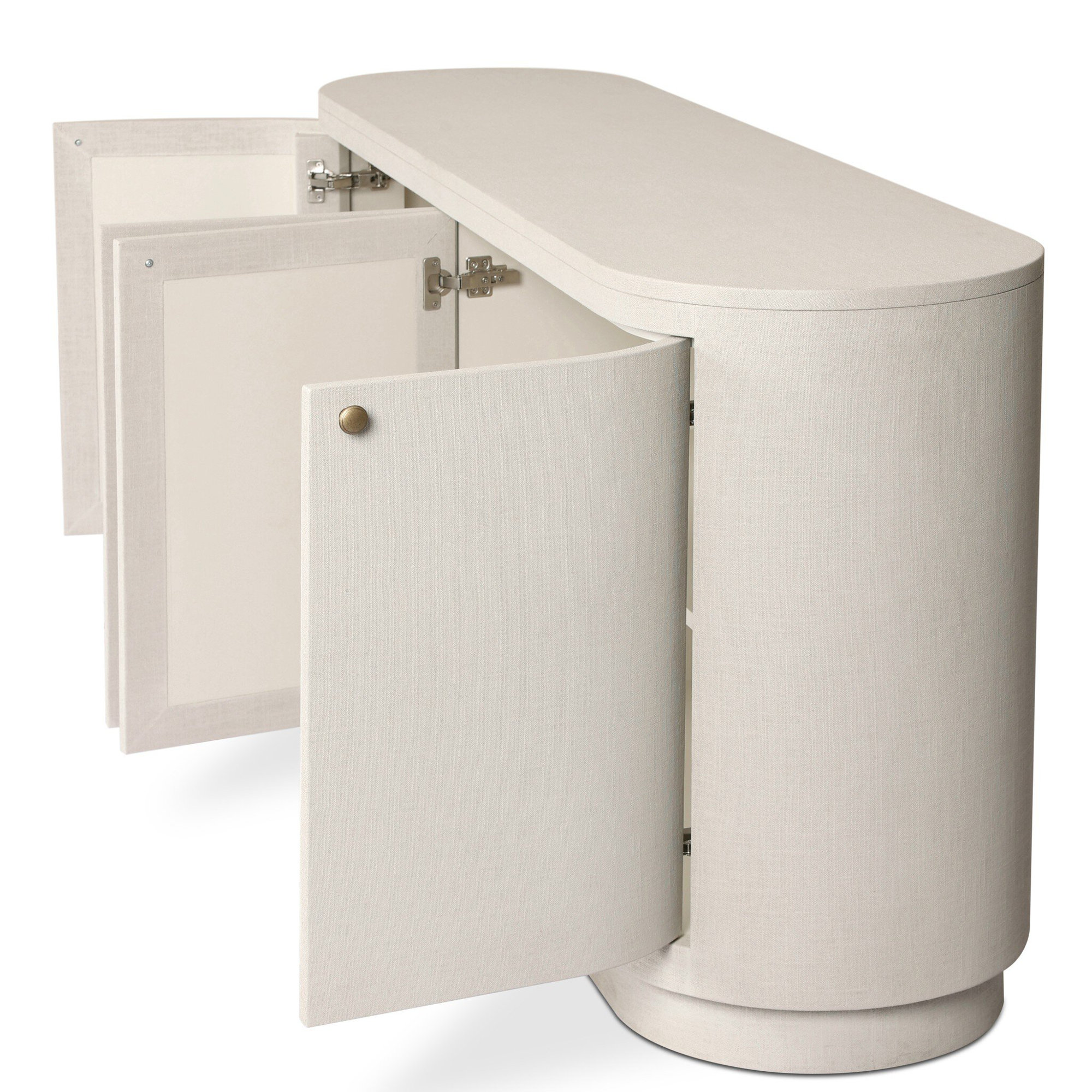 Amelia Sideboard-Ivory Painted Linen