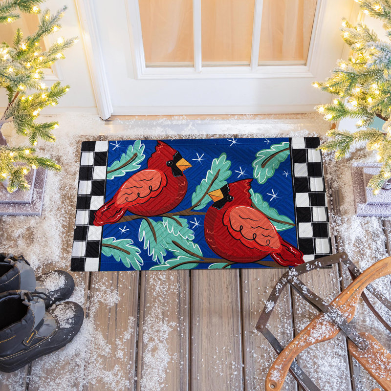 Tapis gaufré Welcome Winter Friends