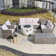 Fernando Wicker/Rattan 7 - Person Seating Group With Cushions