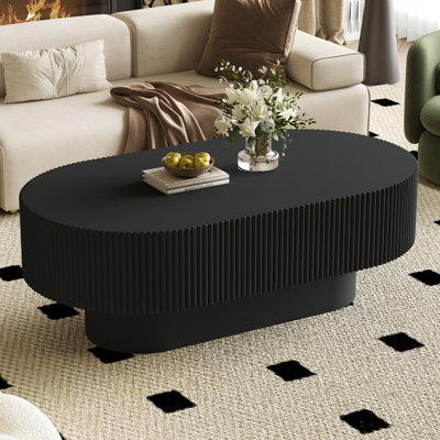 Table basse ovale