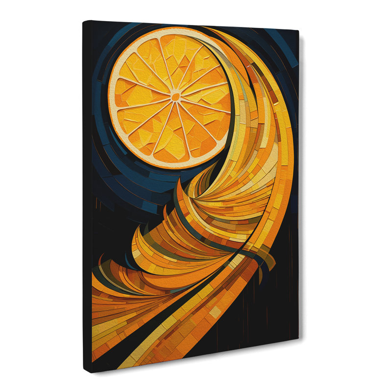 Sliced Orange Deco No.2 - Print, 76cm H x 50cm W x 3cm D