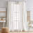 Peri Home Gates Tufted Chenille Rod Pocket Curtain Panel Pair White-61832514