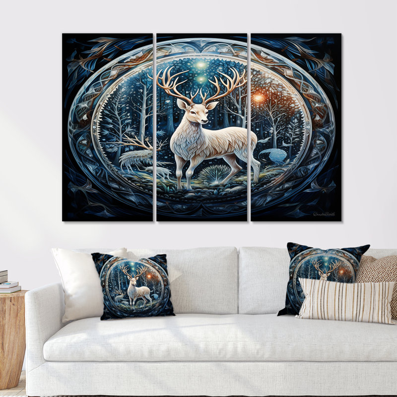 Ensemble d'art mural Charlot, Toile tendue, H 40 po x l 60 po x P 1 po