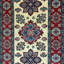 Tapis de couloir ivoire en laine noué à la main de conception unique 2 pi 8 po x 9 pi 10 po Jevon