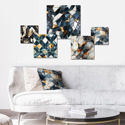 Havant - Marble Wall Art Set Of 5