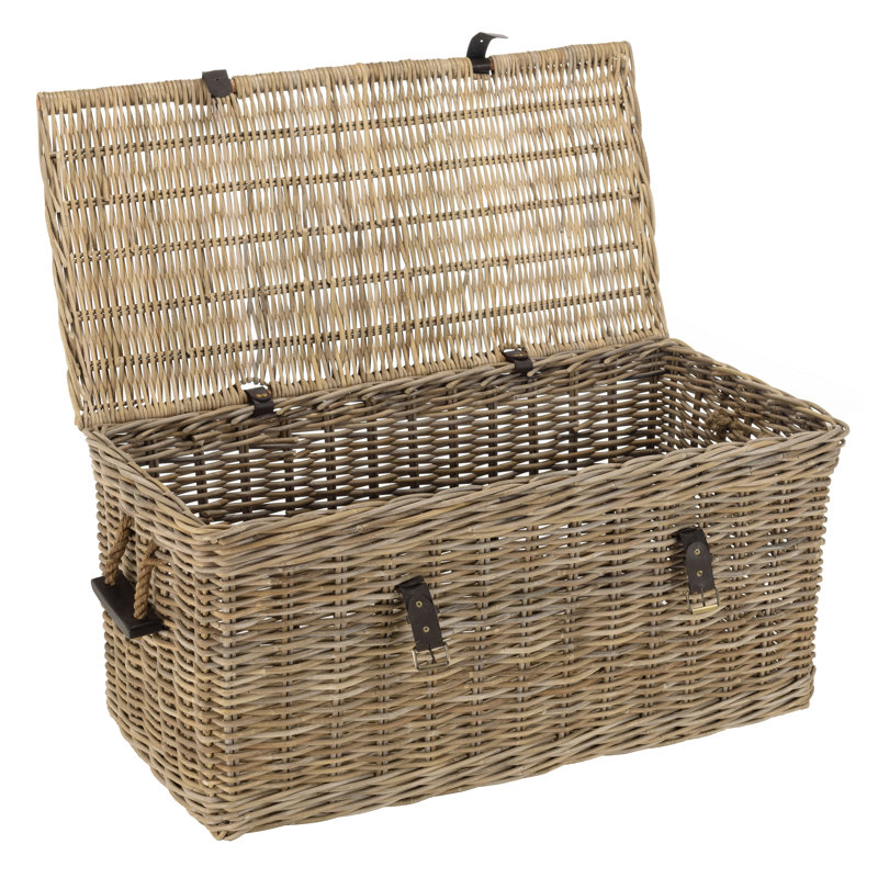 Bay Isle Home Amer Rattan Decorative Basket