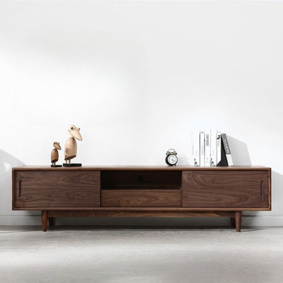 Retro Solid Wood TV Cabinet