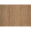 Table de bout en bois brun avec plateau en verre transparent - Table d'appoint moderne et élégante pour le salon | Idée de cadeau
