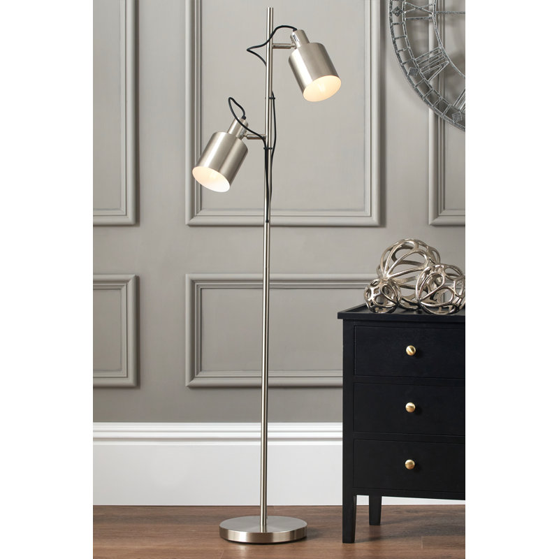 Deaisa 149.5cm Novelty Floor Lamp, Brushed Chrome