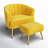 Latonia 26" Wide Barrel Chair and Ottoman-1934494214