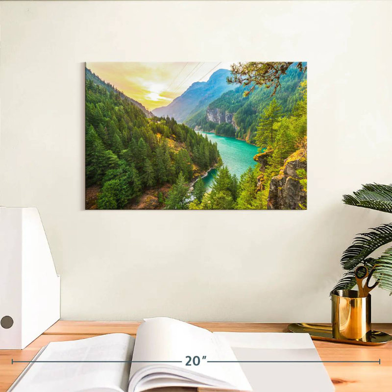 Alvord Diablo Lake à Washington, H 8 po x l 12 po