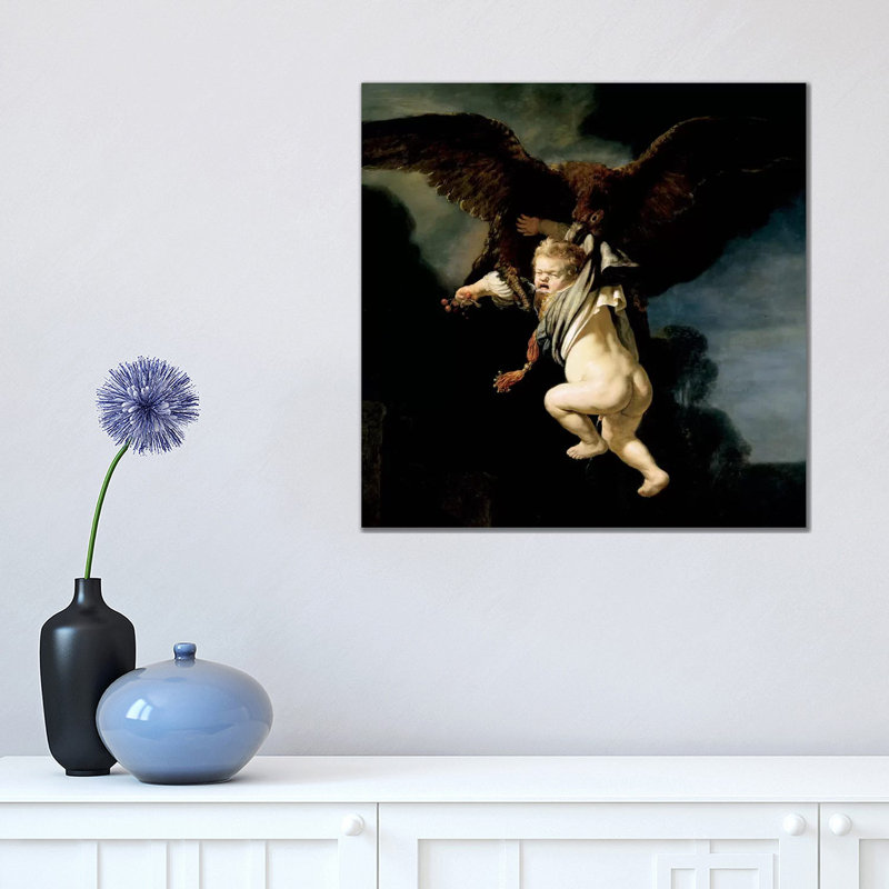 The Abduction Of Ganymede by Rembrandt Van Rijn - Wrapped Canvas Gallery-Wrapped Canvas Giclée