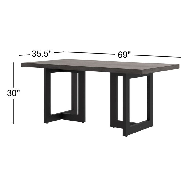 Judith Outdoor Rectangle Dining Table