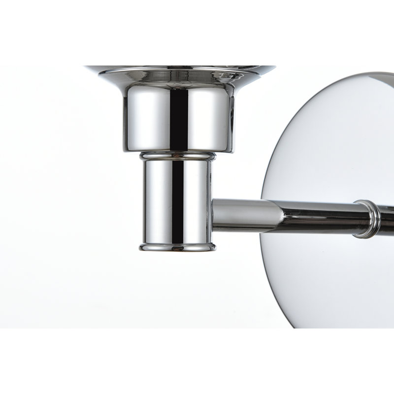 Éclairage pour meuble-lavabo à intensité variable Carmie, Chrome chrome, 1 lumière