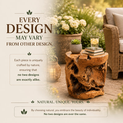 Burruss Solid Wood Accent Stool