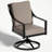 Round 4 - Person Dining Set With 4 Swivel&Rocking Chair And Cushions-318056027