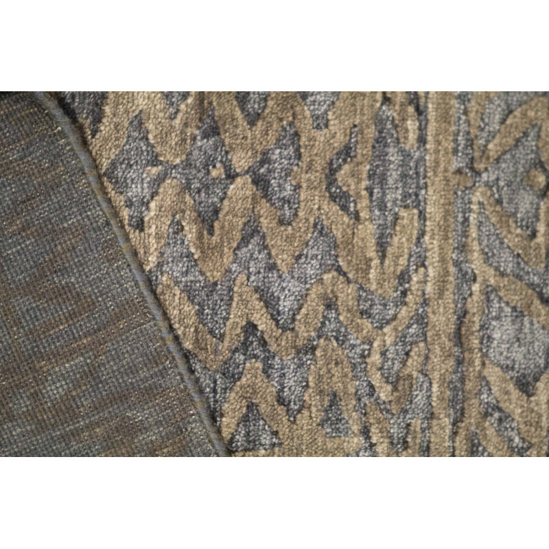 Ikat Area Rug in Brown