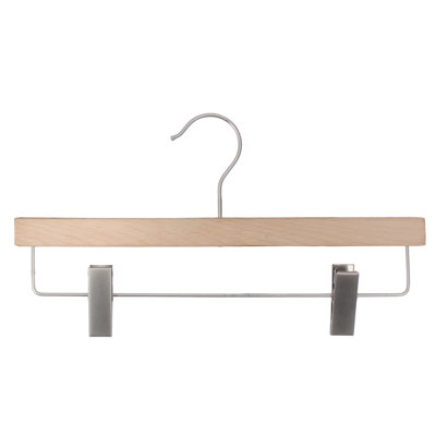 Friedland Wood Hangers With Clips for Skirt/Pants