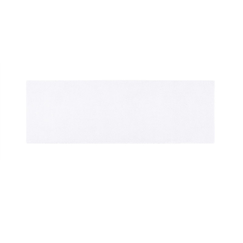 Tapis de bain, L 72 po x l 24 po, Blanc
