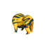 Sculpture bronze couleur ours tie-dye