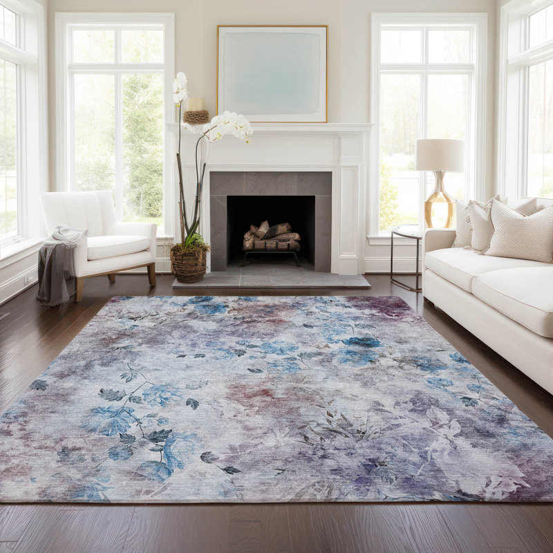 Tapis intérieur / extérieur Karsyn avec envers antidérapant, Rectangle 2 pi 6 po x 3 pi 10 po