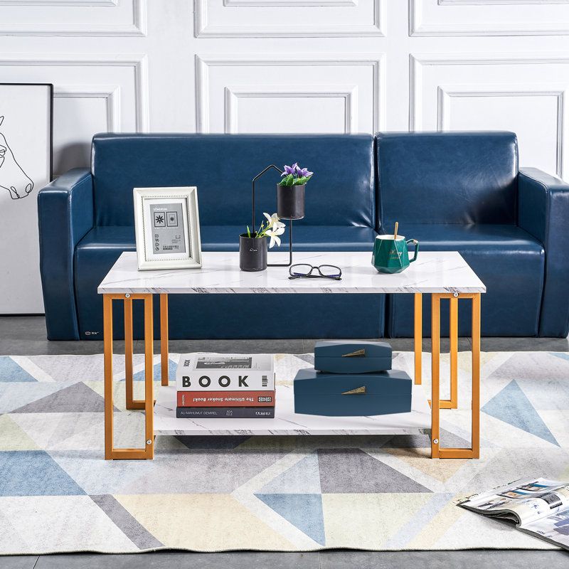 Ensemble de 2 boîtes décoratives en bois faites à la main Chuan, Bleu marine