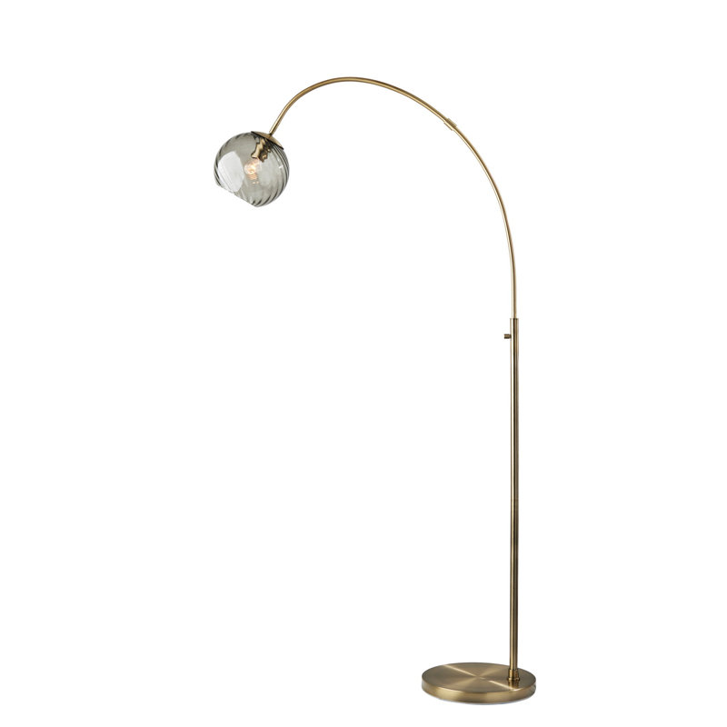 Lampe sur pied arquée 72 po Delpha