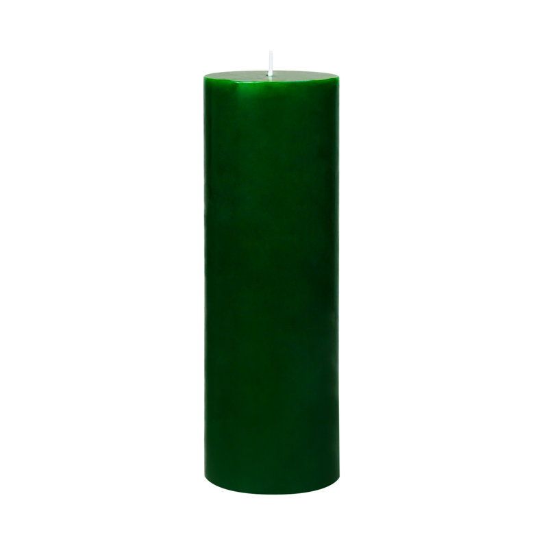 Bougie flottante 2 x 6 pouces, 1, Vert forêt, H 9 po x l 3 po x P 3 po