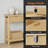 43" Console Table, Modern Wood Side Table With Open Storage Shelves, Freestanding Narrow Display Shelf, Accent Table, Behind Couch Table For Living Room, Hallway, Foyer-1964929060
