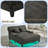 Sofa Bed With Adjustable Backrest And Led Light Strip-879257210