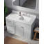 Meuble-lavabo simple avec plateau en quartz Disar-122120500-122120498
