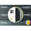 Huldar Glass Flat Wall Mirror