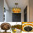 Dragonfly Pattern Tiffany Style Stained Glass Bowl Pendant Light With 3-light E26 Warm Illumination