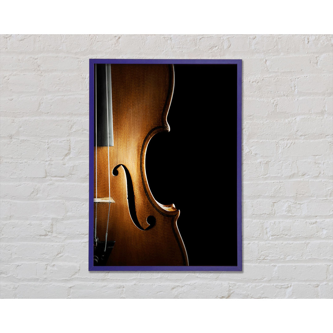 Double Bass Beauty Gerahmter Druck